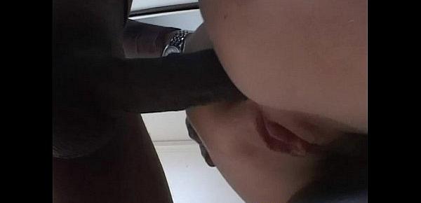  Melissa Lauren brunette teen anal interracial sex with big black dick